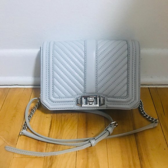 Rebecca Minkoff Handbags - Rebecca Minkoff Chevron Quilted Small Love Crossbo